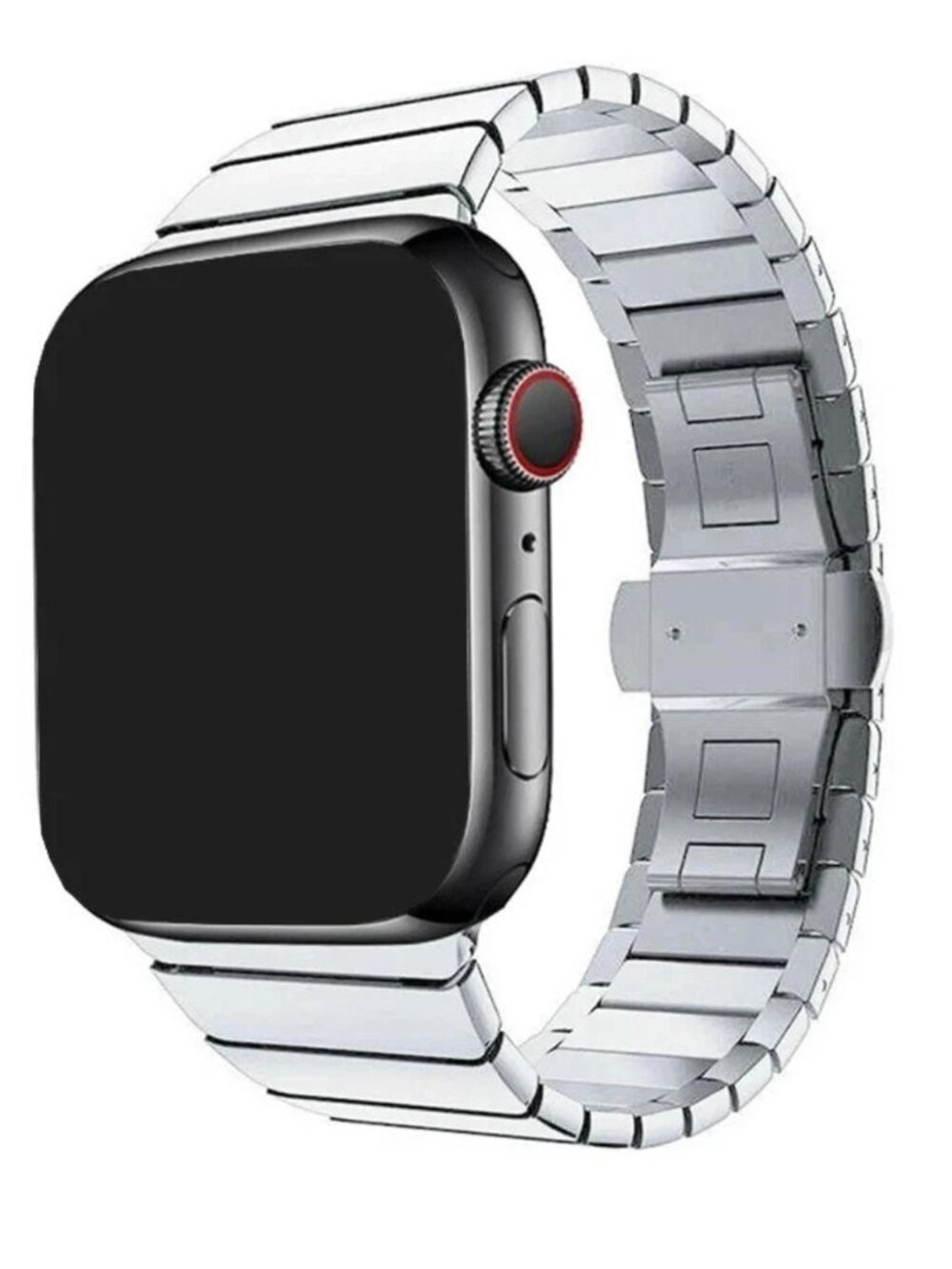 WITHit Stainless Steel Link Band for Apple Watch 38mm 40mm Silver New